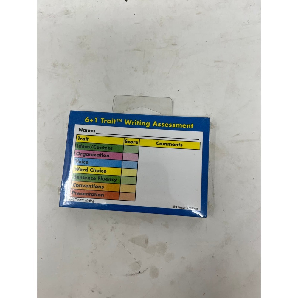 6 + 1 Trait Writing Assessment Stick On